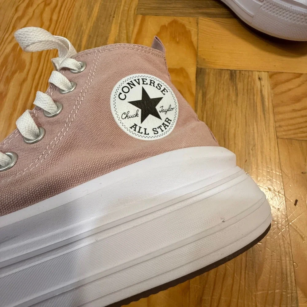 Converse Chuck Taylor All Star Move High Top Pink Sneaker Shoes Youth‎ Size 5